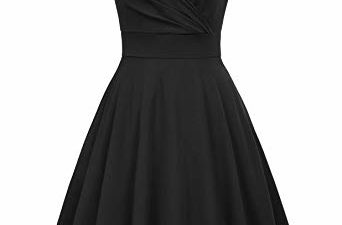 black 50s 60s vintage retro cocktail dress