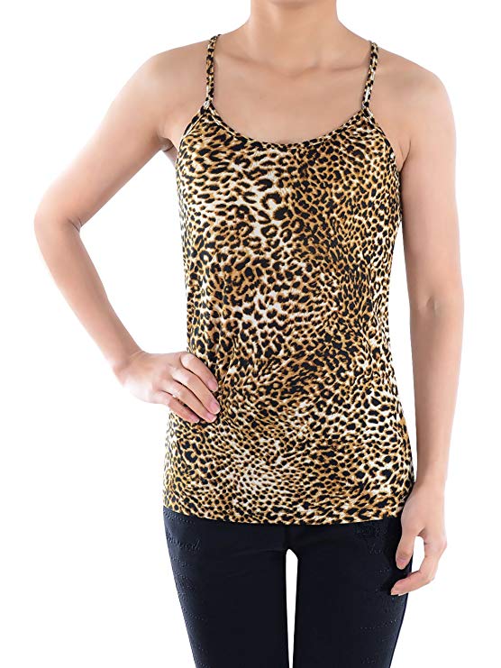 wardrobe essentials leopard print cami tank top