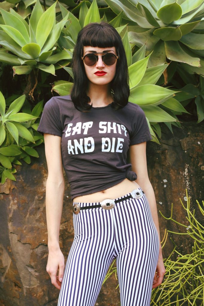 eat shit and die tee shirt