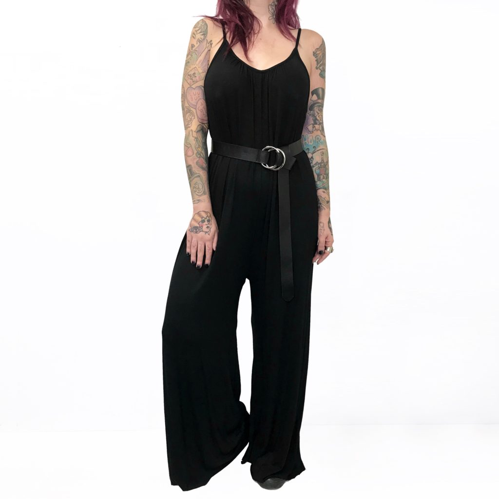 black jumpsuit comfortable 