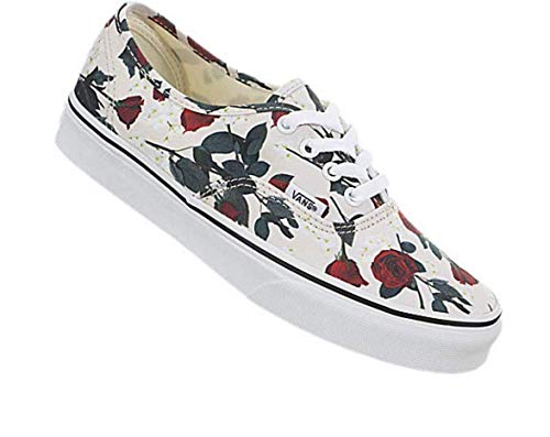 women low top vans tattoo roses