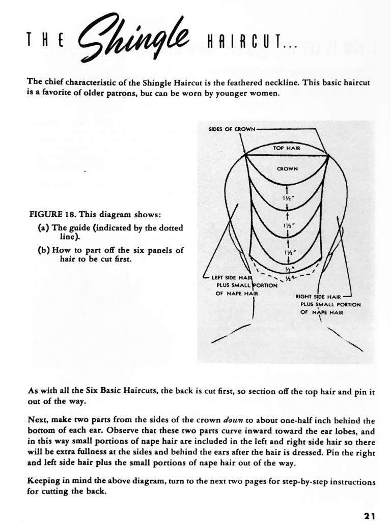 vintage haircut diagram pdf middy