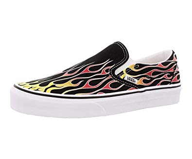 flame vans slip on